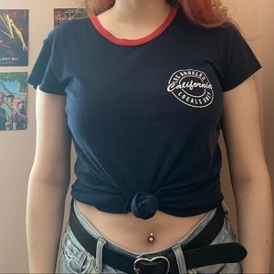 Brandy Melville Ringer Tee